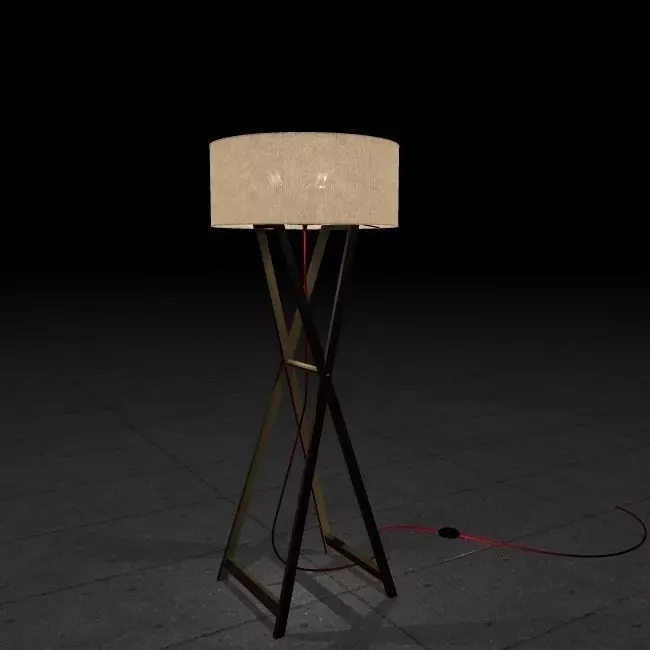 floor lamp Gala 3D model_0