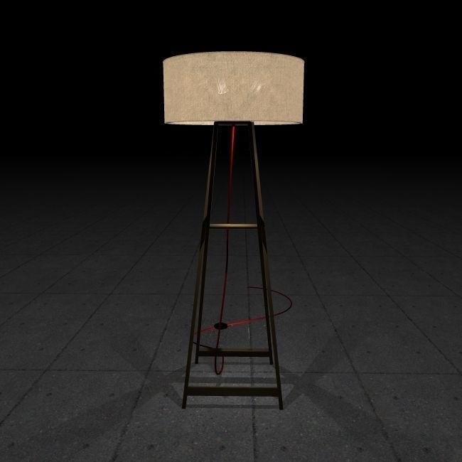 floor lamp Gala 3D model_1