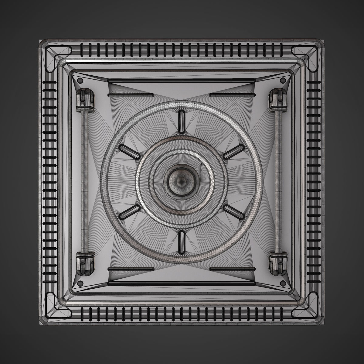 Sci-fi asset 2 - high poly 3D model_3