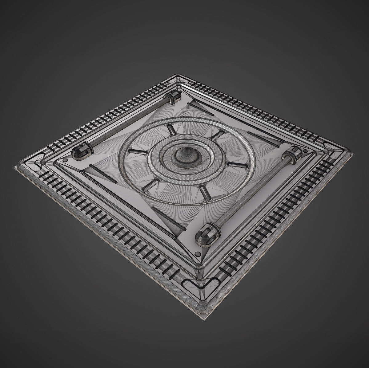 Sci-fi asset 2 - high poly 3D model_1