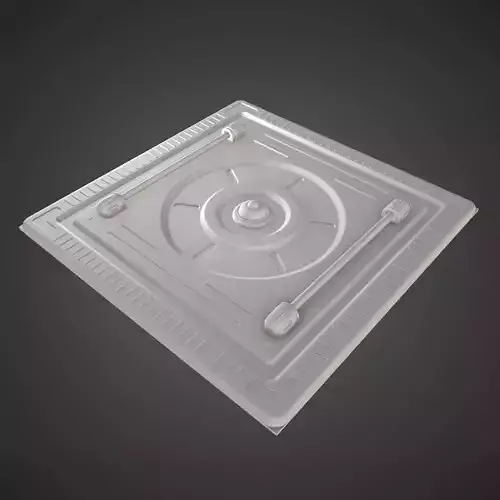 Sci-fi asset 2 - high poly