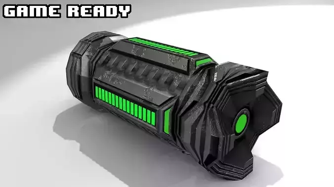 Game-Ready Scifi Fuel Cell