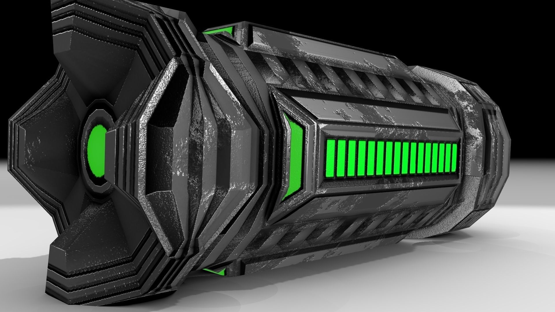 PBR Fuel Cell Generator Game Assets Low-poly 3D model_12