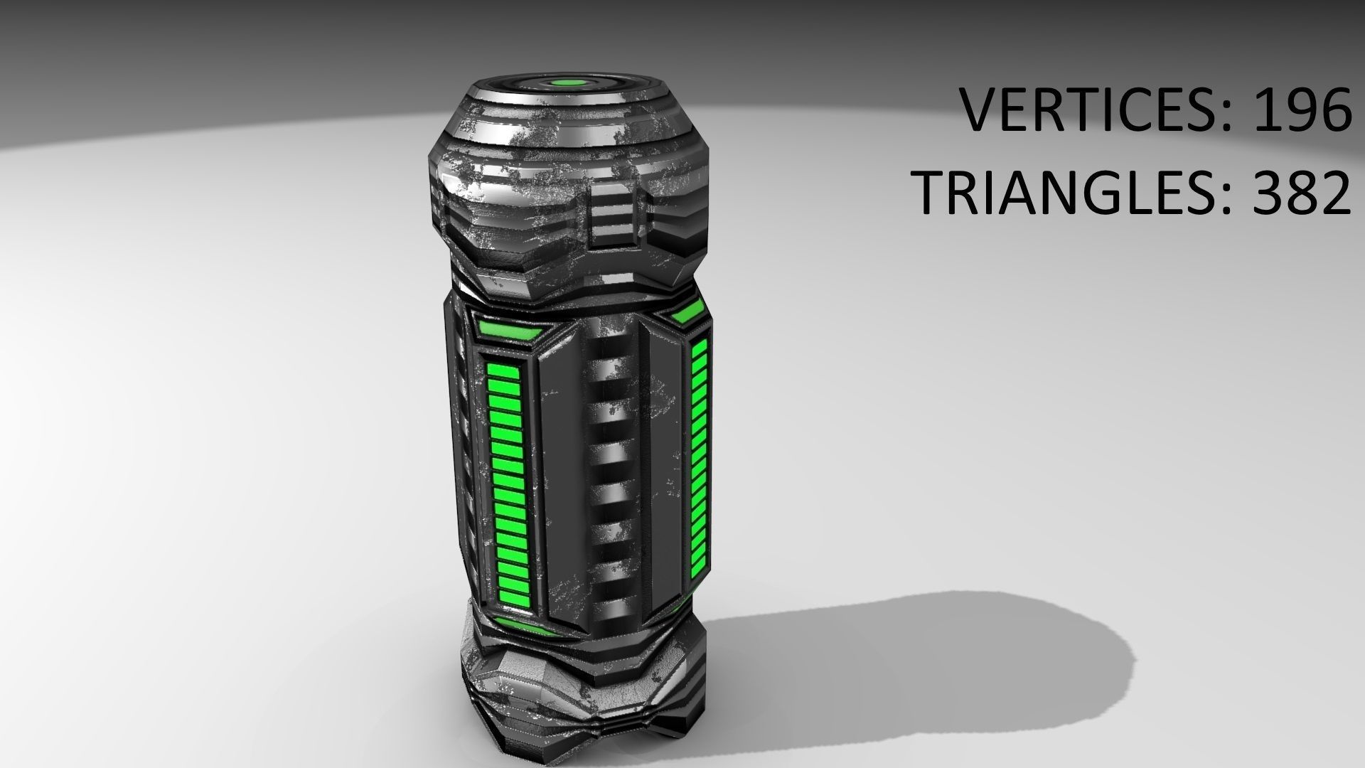 PBR Fuel Cell Generator Game Assets Low-poly 3D model_10