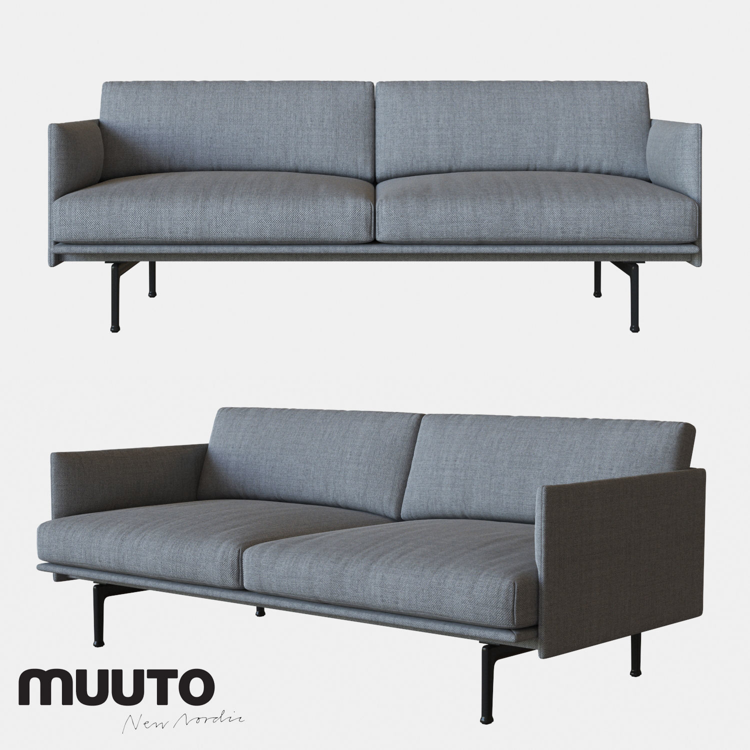 Muuto Outline Sofa 2 Seater Model