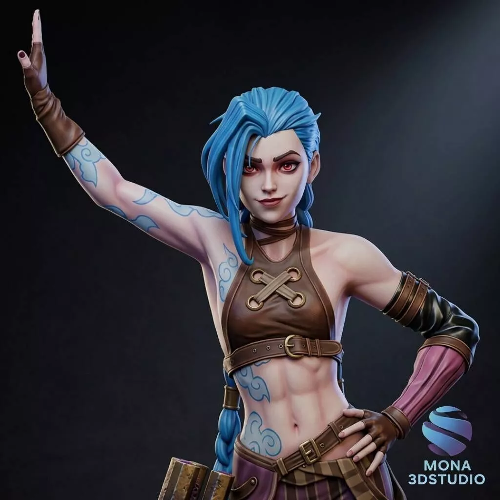 Jin 3D Figure STL - Arcan Printable MODEL 3D print model