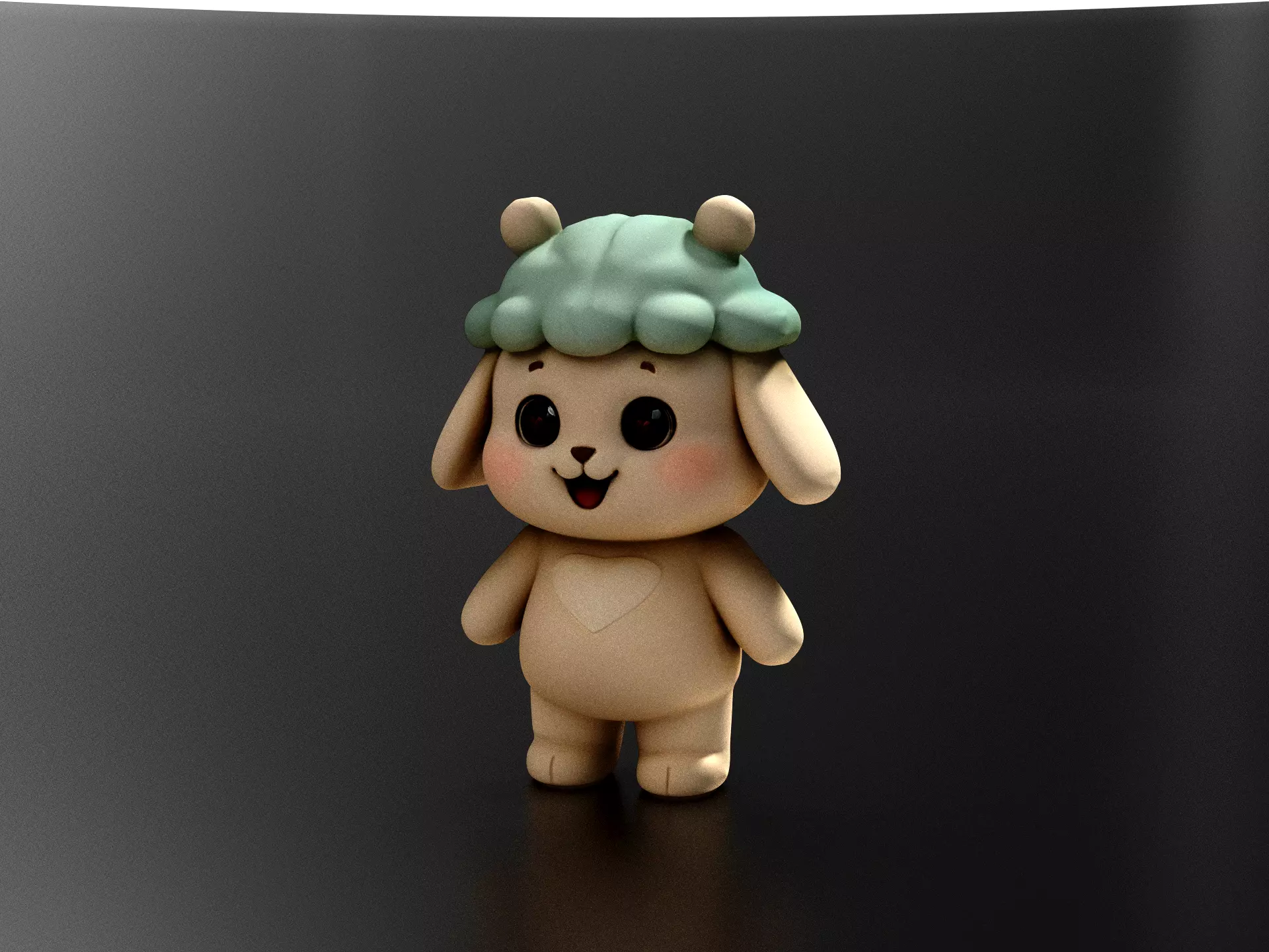 Rabbit doll 4 3D print model