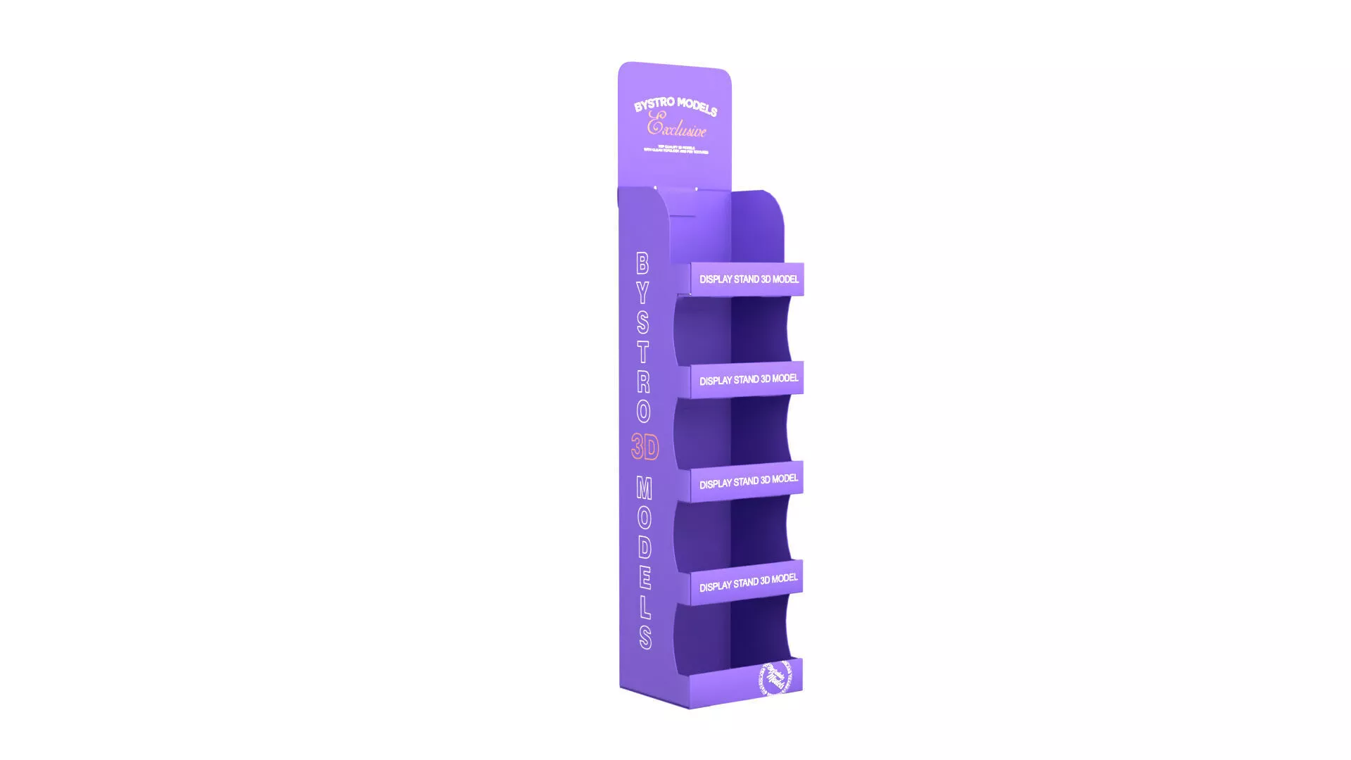Product display stand Low-poly 3D model