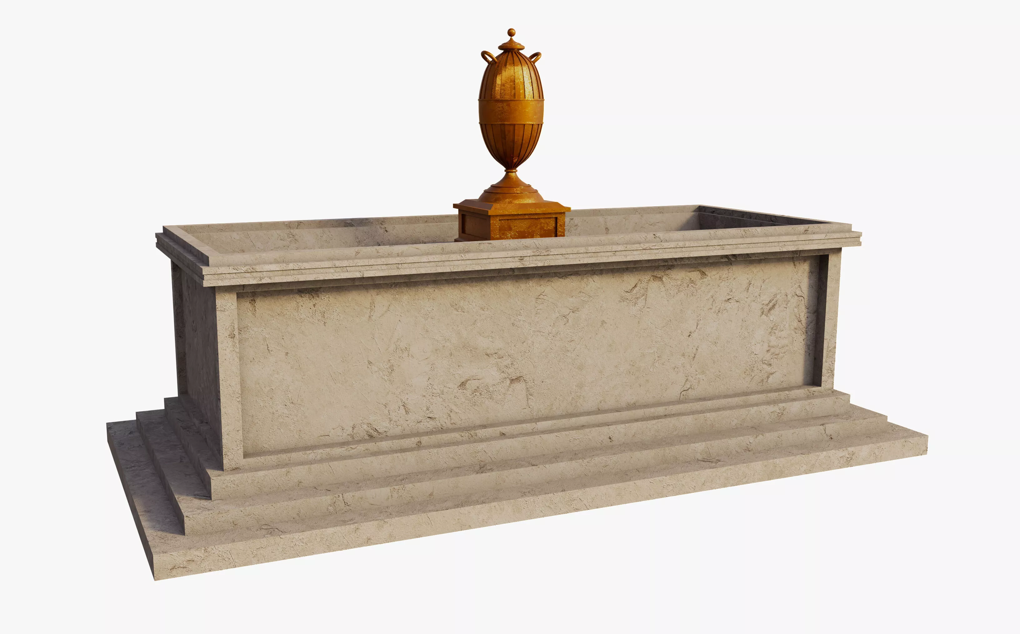 Ancient Altar Urn Free 3D model