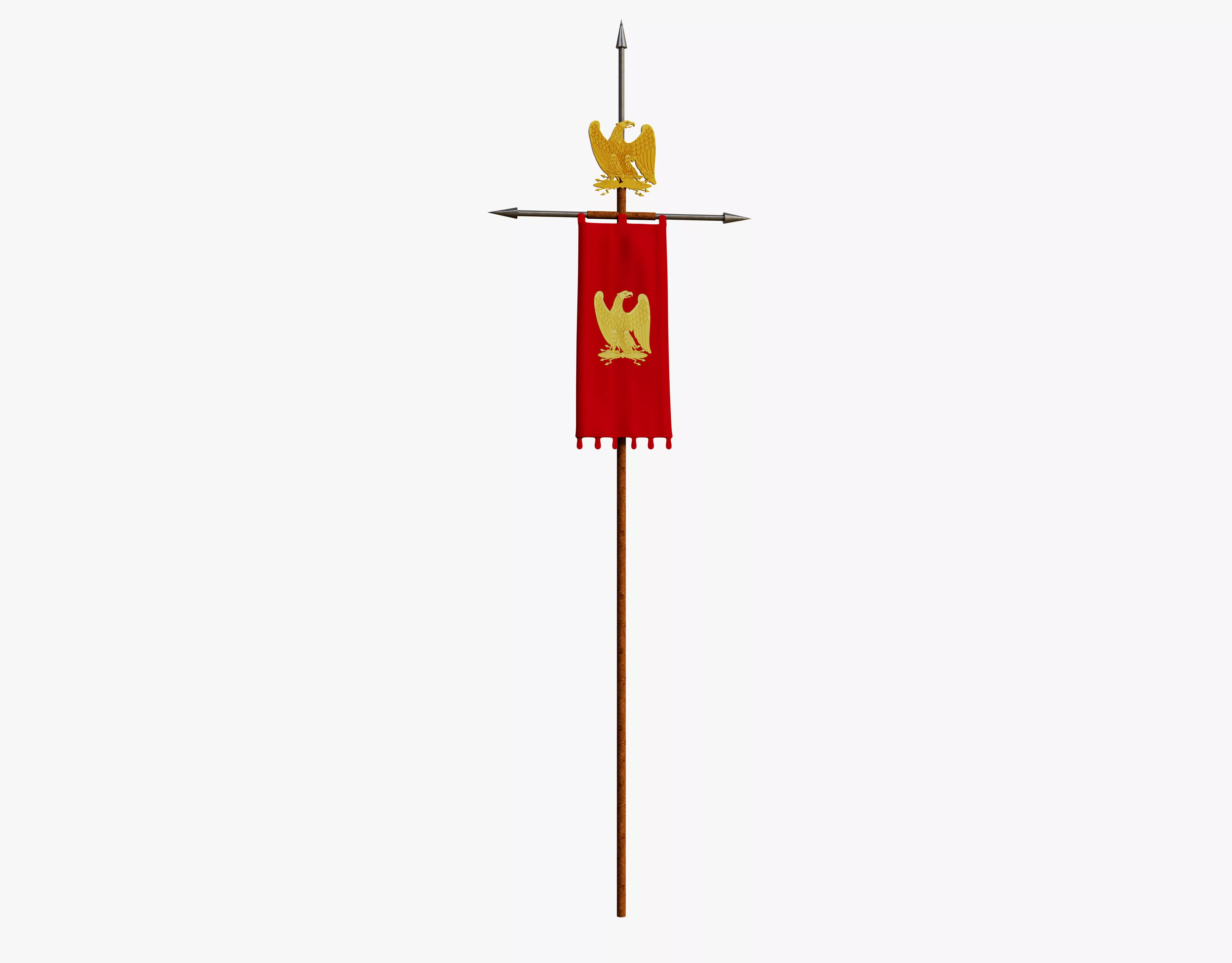 Ancient Roman Flag 3D model
