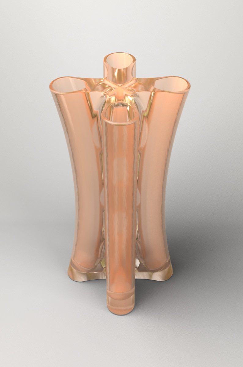 Vase glass 3D print model_2