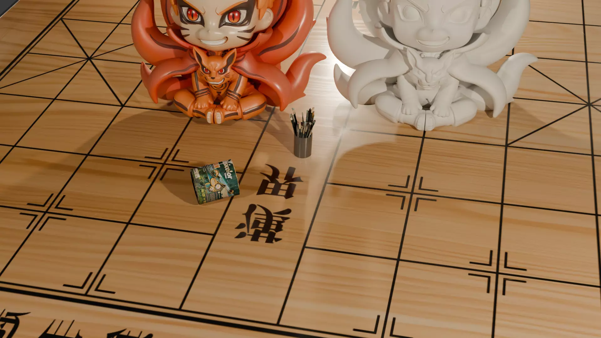 Naruto Kurama Mode Chibi 3D print model