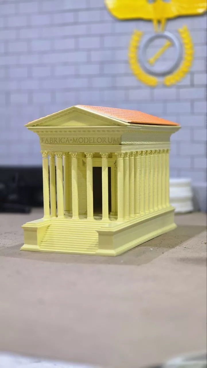 MAISON CARREE The Aeternal Roman Temple 3D print model
