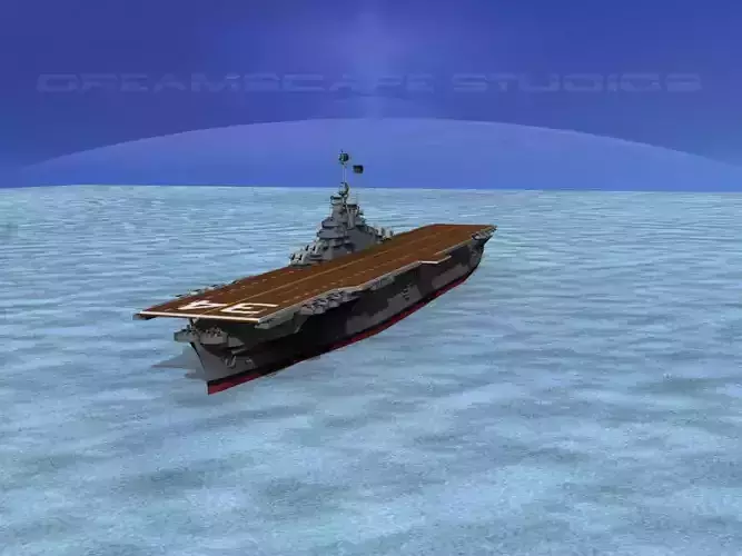 Ticonderoga Class Carrier CV-34 USS Oriskany 3D model