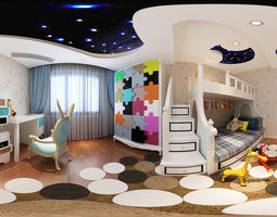 Kids Bedroom 3d Model Kids Bedroom 3d Model