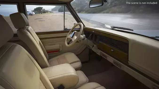 1991 Jeep Grand Wagoneer 3D model 4