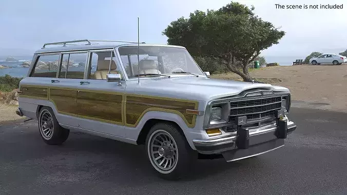 1991 Jeep Grand Wagoneer 3D model
