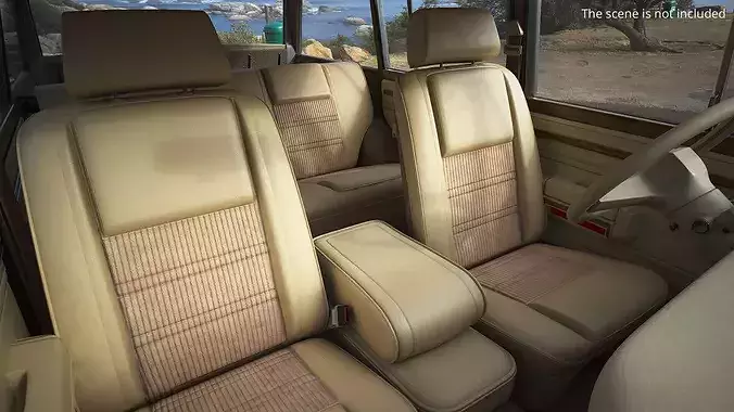 1991 Jeep Grand Wagoneer 3D model 5