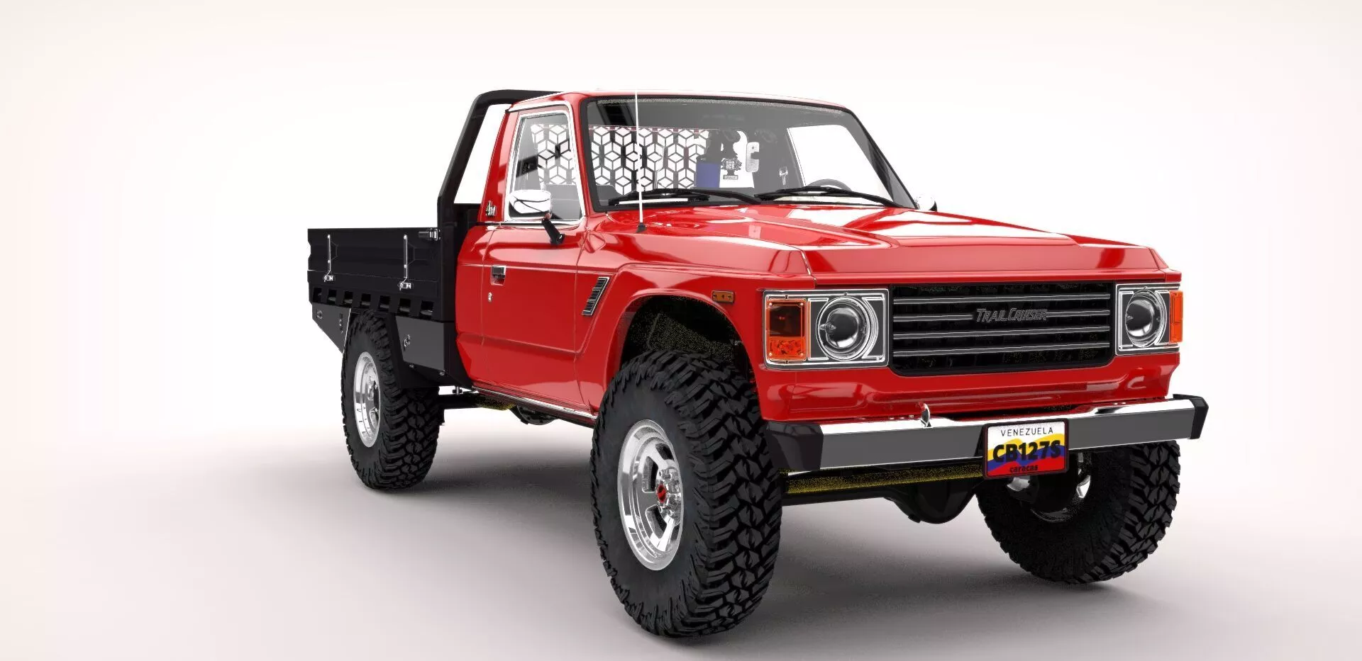 TOYOTA SAMURAI J60 AMERICANA Low-poly 3D model