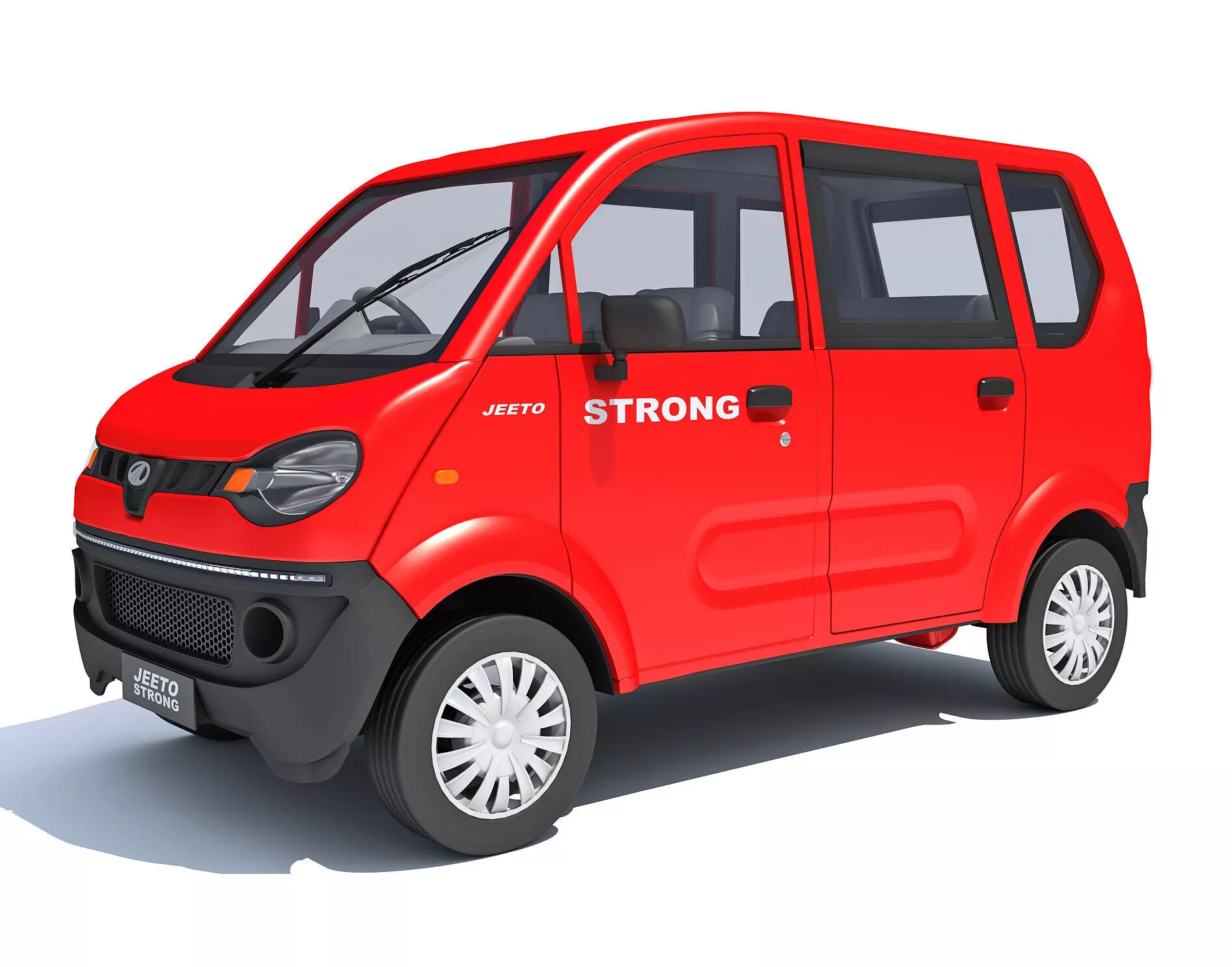 Mahindra Jeeto Mini van 3D Model Indian Light Vehicle LCV 3D model