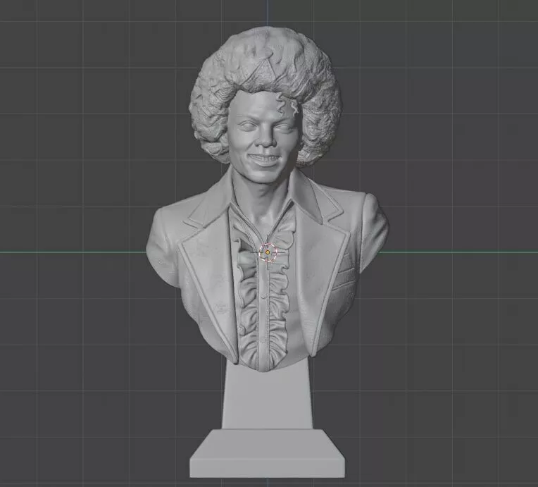 Bust of Michael Jackson from the 1970s 3D print model