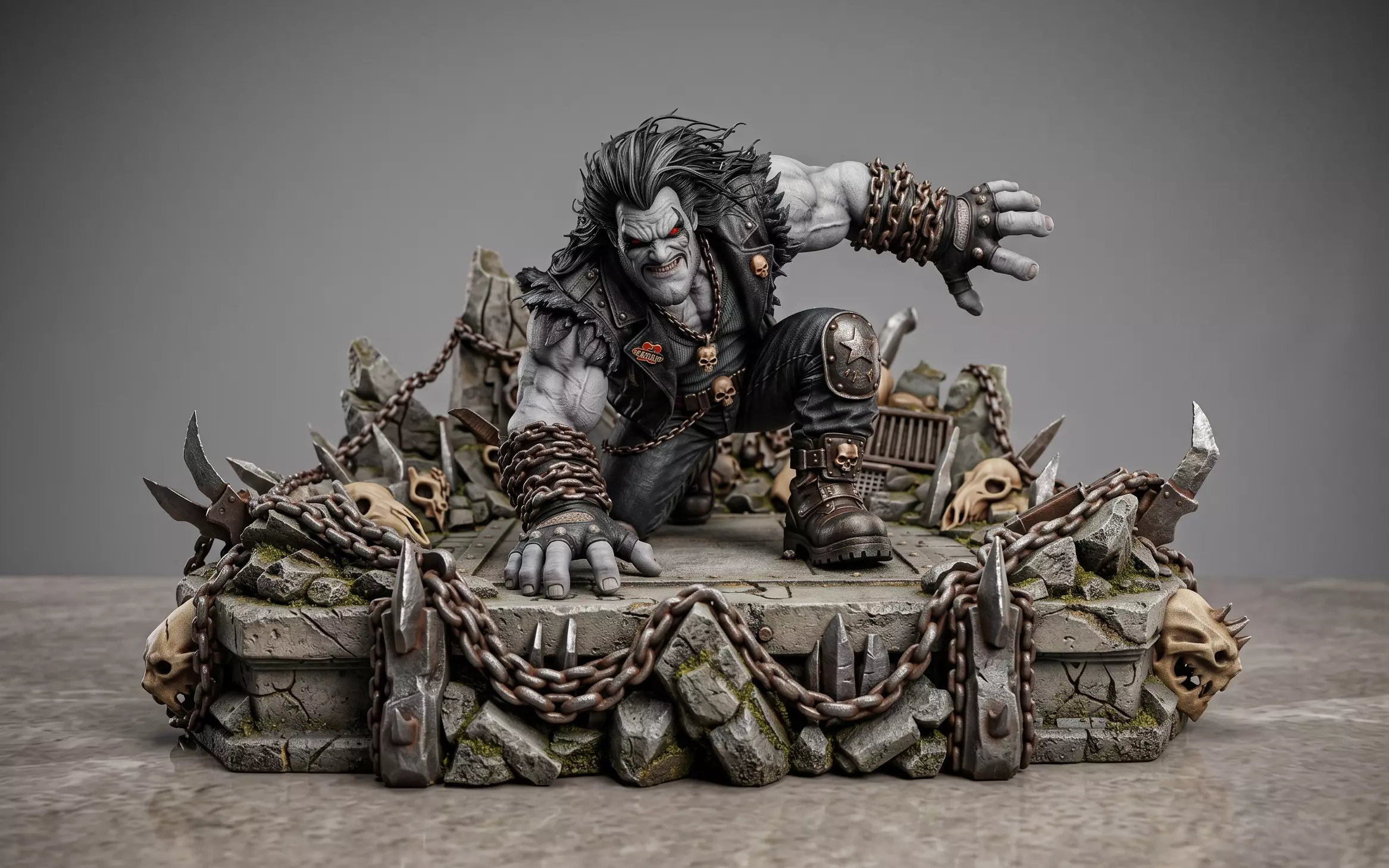 Action figure - Lobo - 03 3D print model