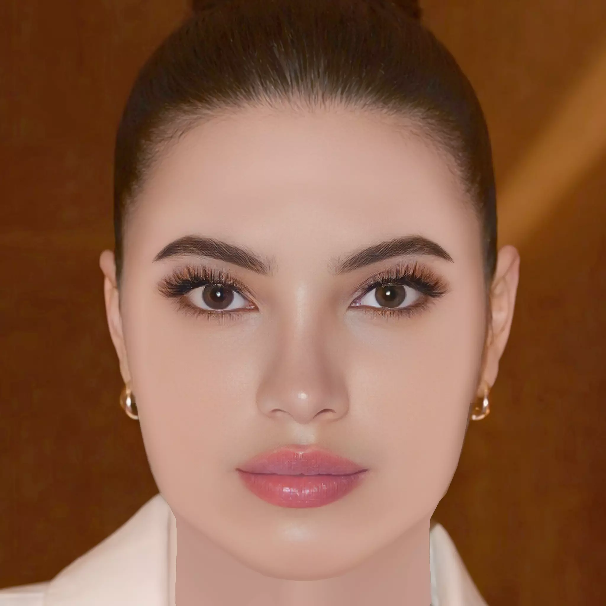 Stephanie Del Valle Head - No Hair - Low poly head for game Low-poly 3D model