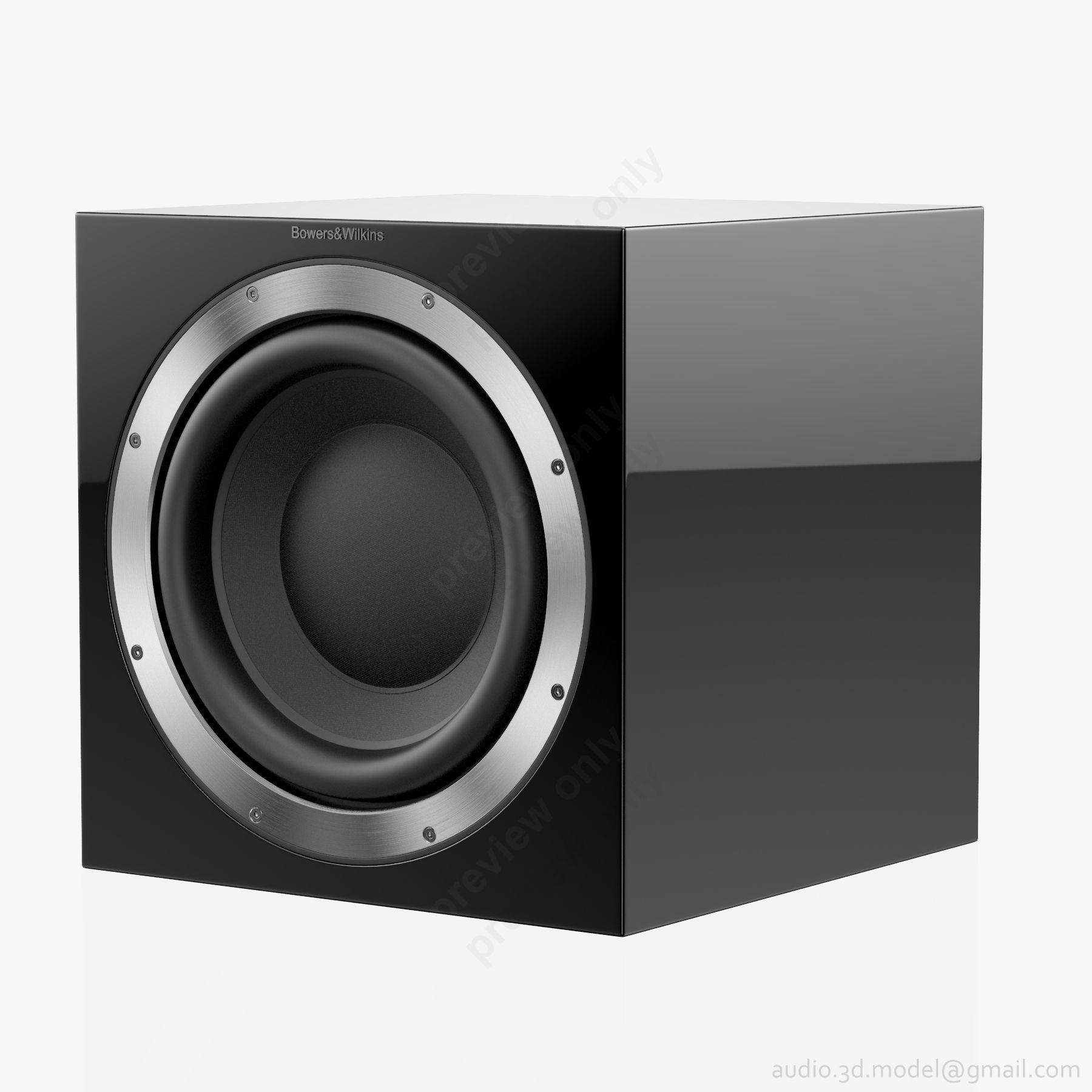 Bowers and Wilkins ASW 10 CM Black Gloss