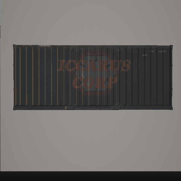 ISO Container Low-poly 3D model_4