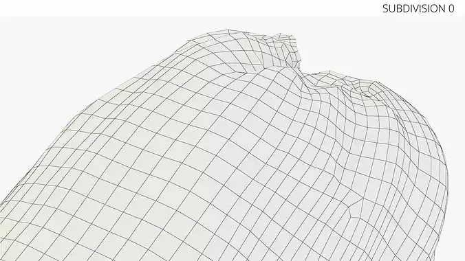 Glazed Custard Filled Eclair 3D model 7