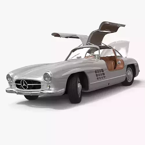 Mercedes Benz 300 SL Gullwing 3D model | CGTrader