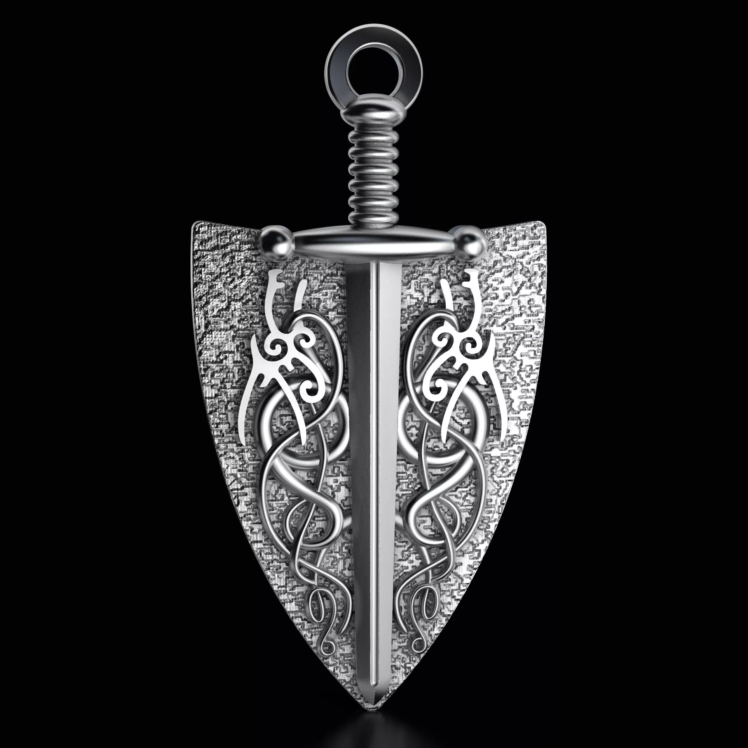 Sword pendant Free 3D print model