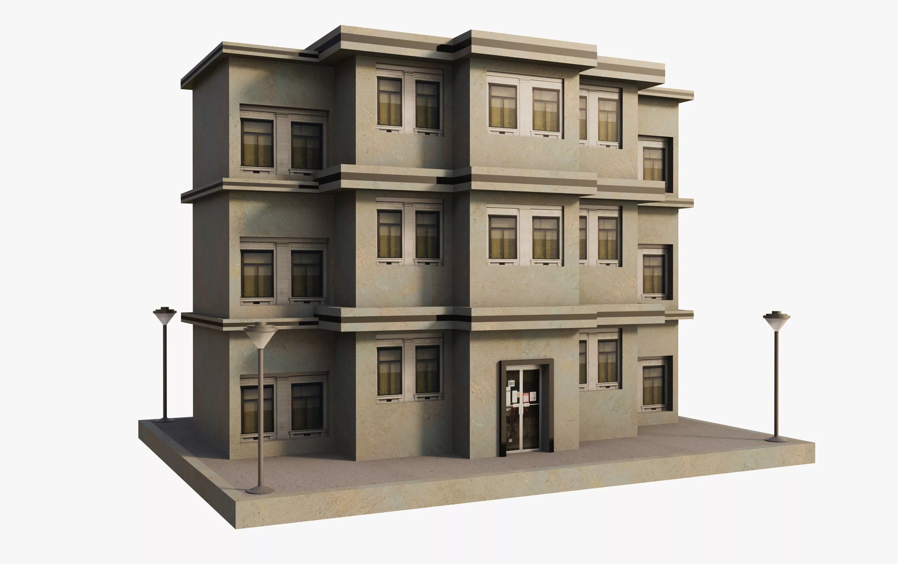 Office Building Free 3D model