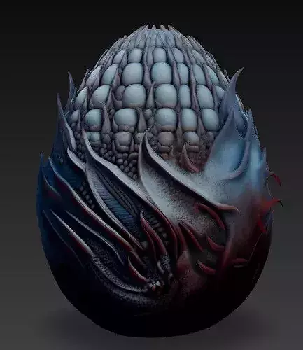 Dragon Realms Dark Flame egg