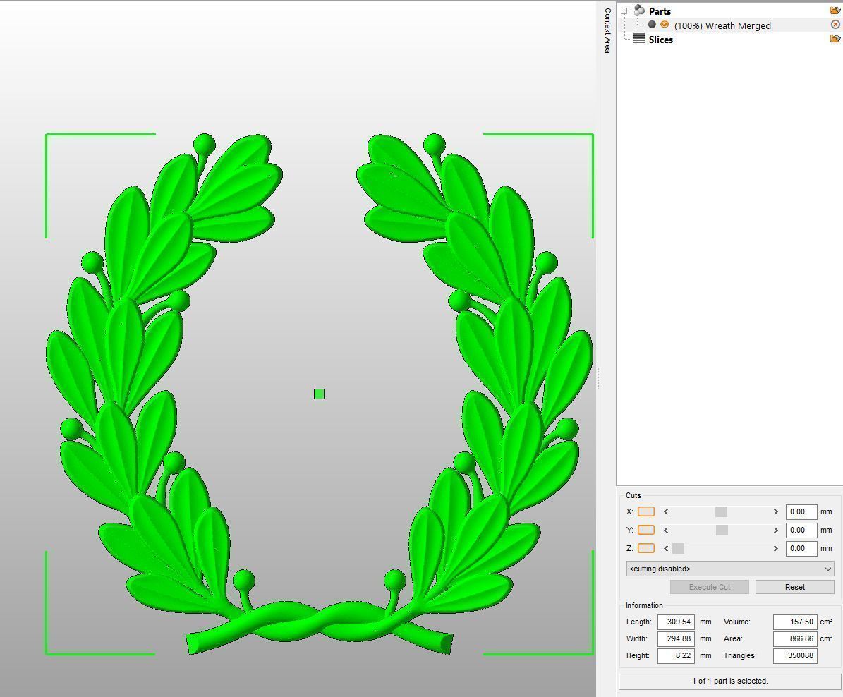 Laurel Wreath 3D print model_8