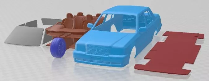 Toyota Crown Comfort S10 1995 Printable Car 3D print model
