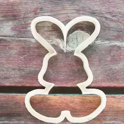 Bunny cookie cutter for professional