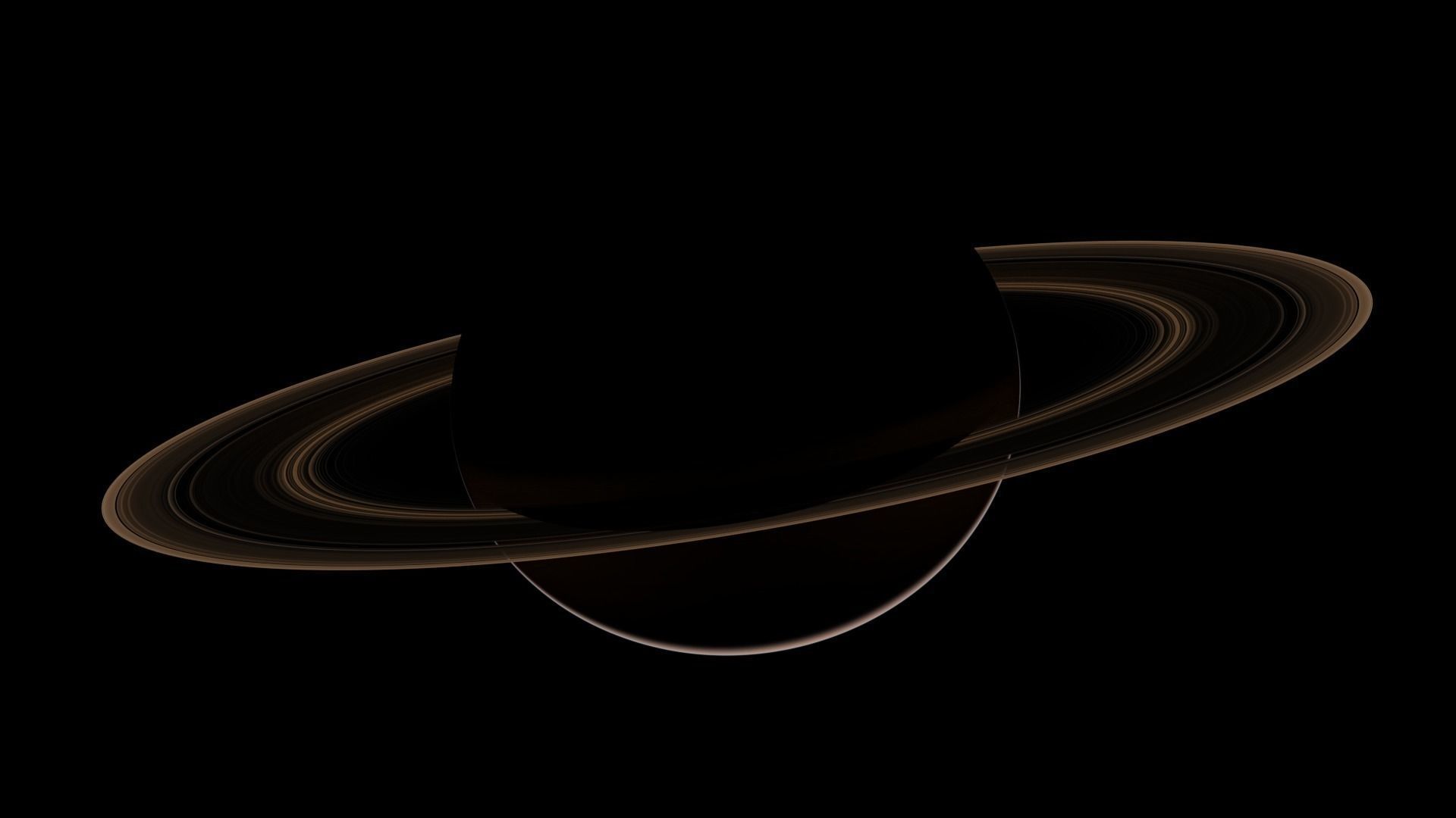 Saturn 16K Photorealistic Low-poly 3D model_46