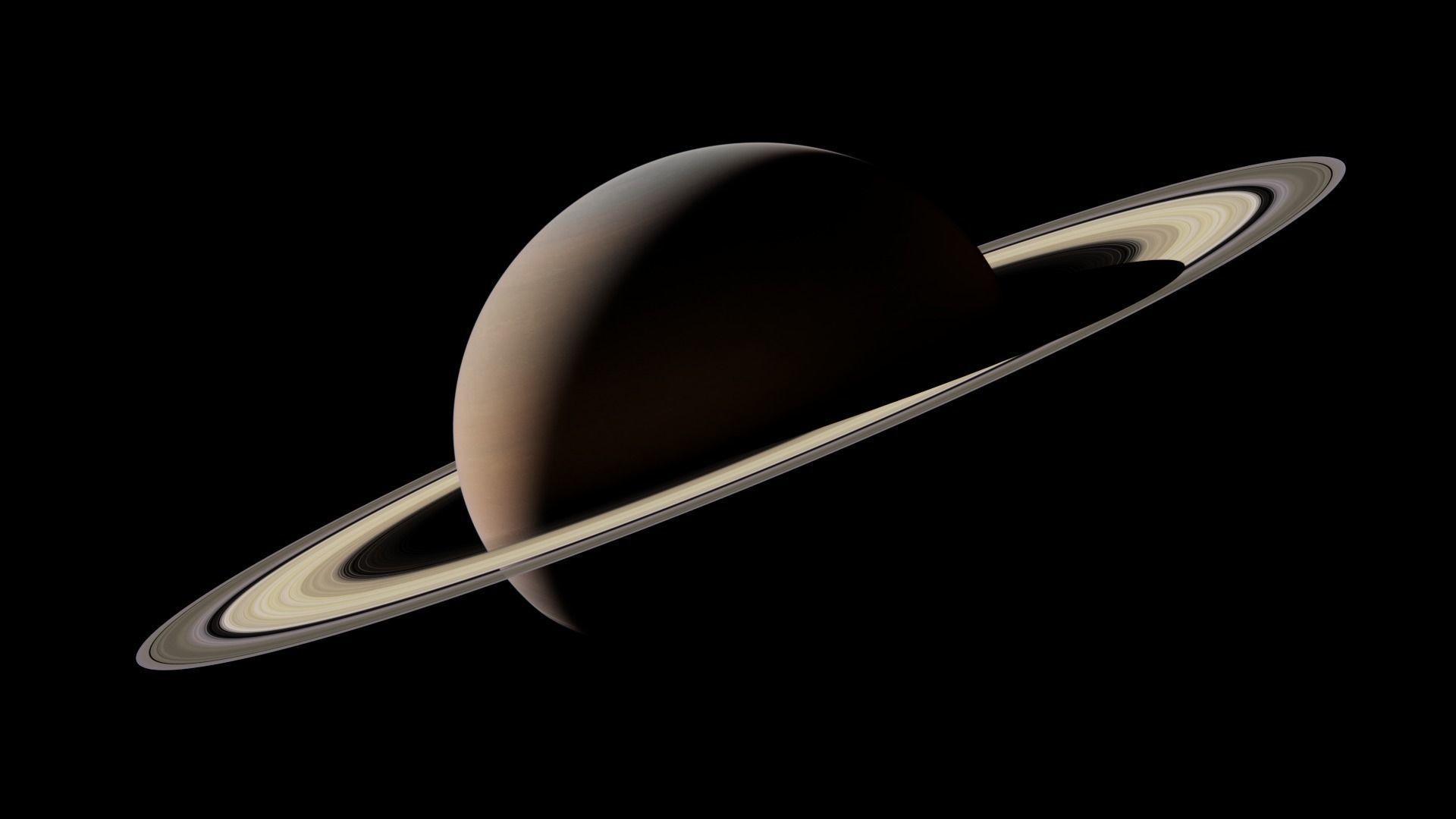 Saturn 16K Photorealistic Low-poly 3D model_6