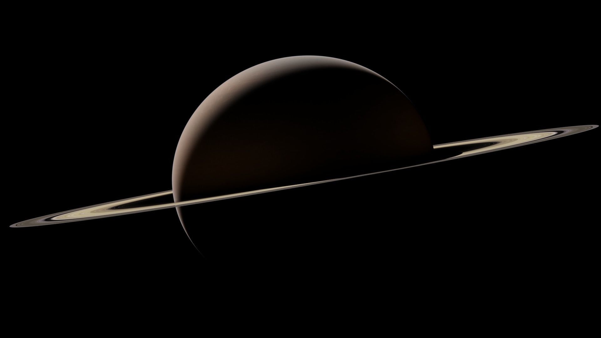 Saturn 16K Photorealistic Low-poly 3D model_8