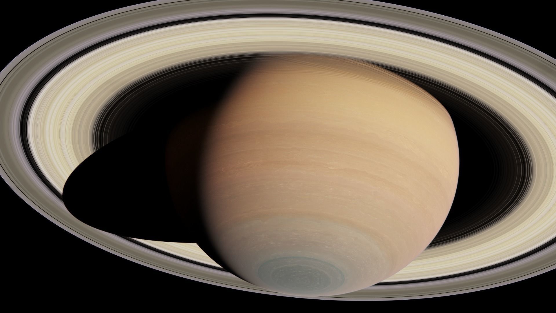 Saturn 16K Photorealistic Low-poly 3D model_44