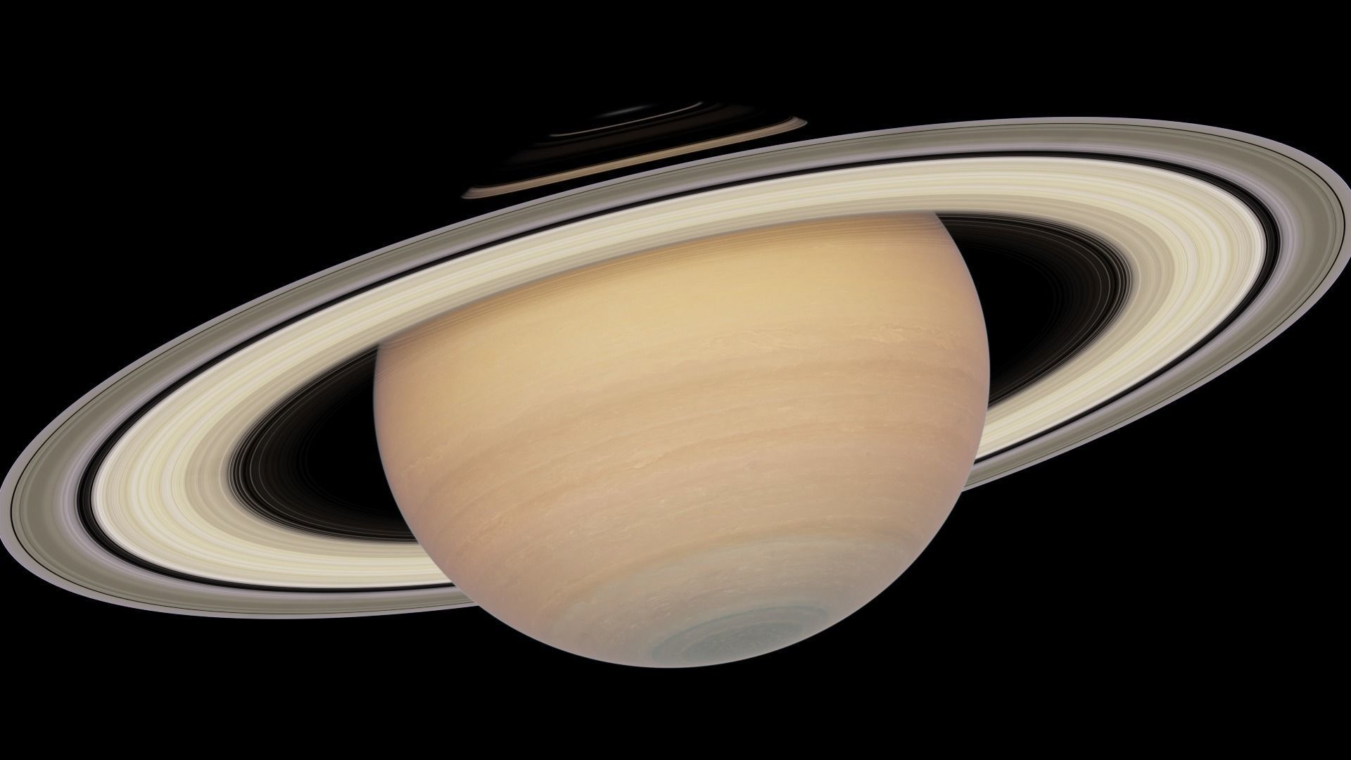 Saturn 16K Photorealistic Low-poly 3D model_39