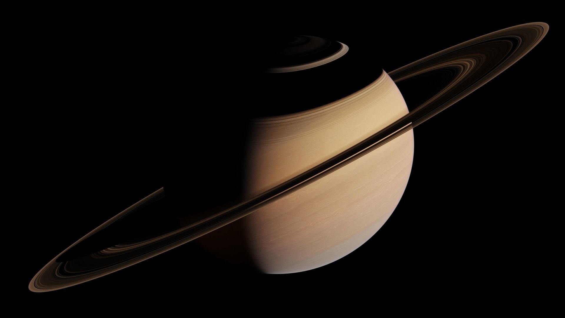 Saturn 16K Photorealistic Low-poly 3D model_40