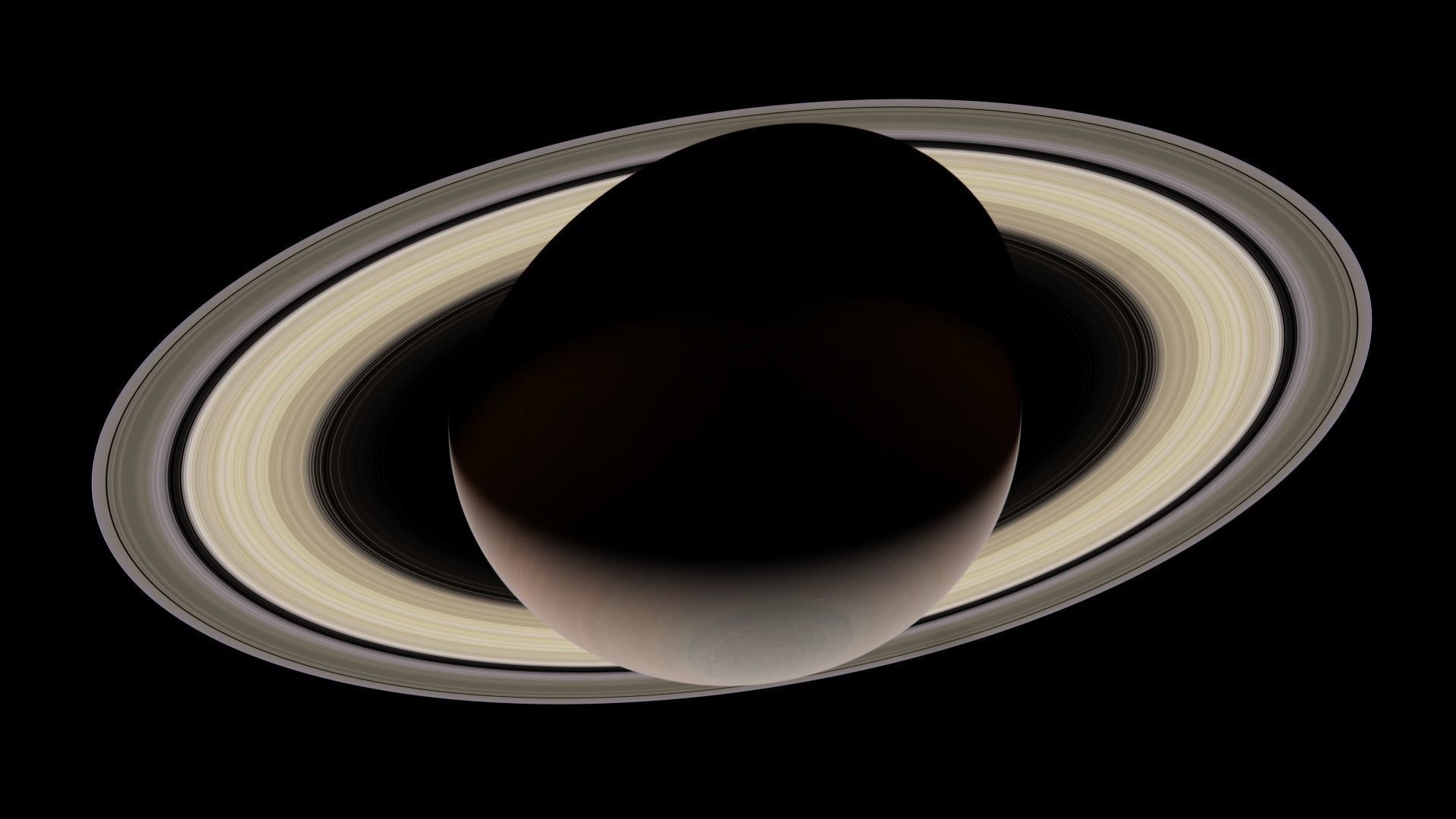 Saturn 16K Photorealistic Low-poly 3D model_47