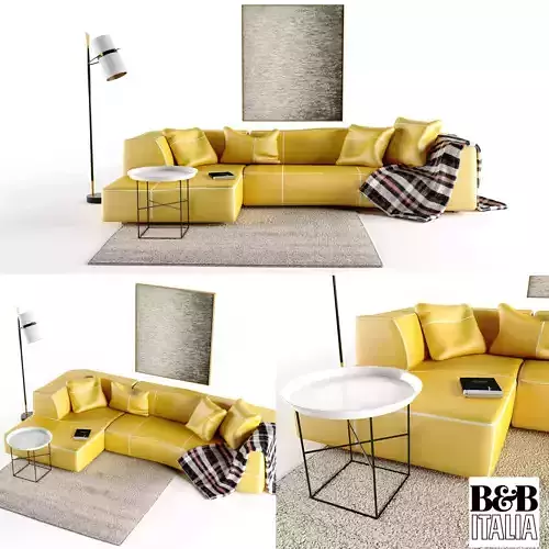 B and B italia Bend Sofa