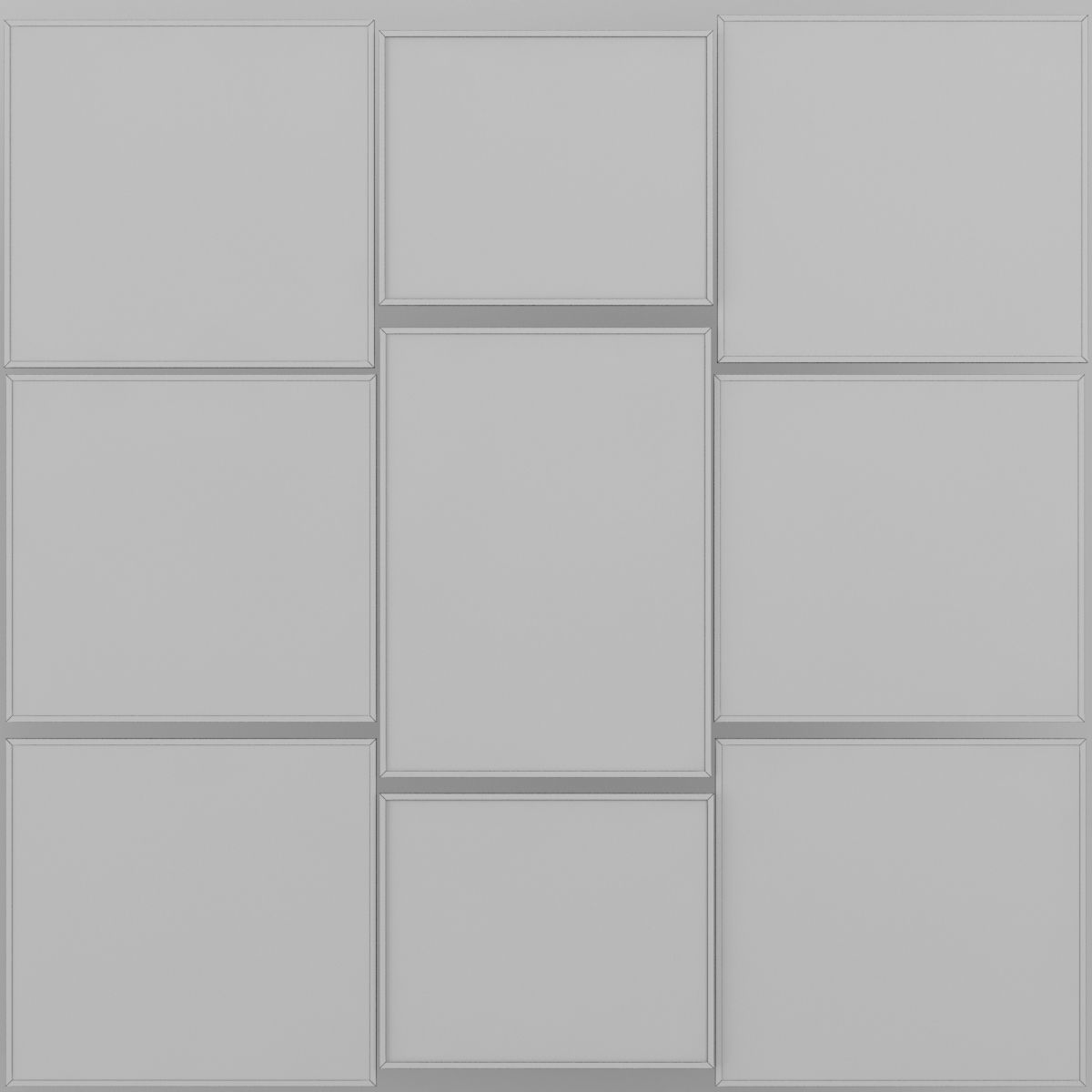 Collection of paintings 3D model_1