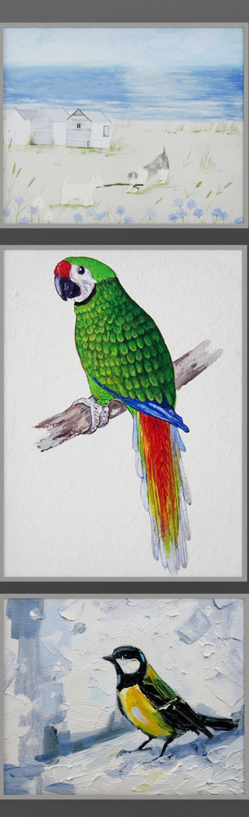 Collection of paintings 3D model_2