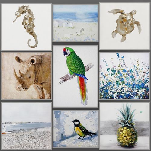 Collection of paintings 3D model