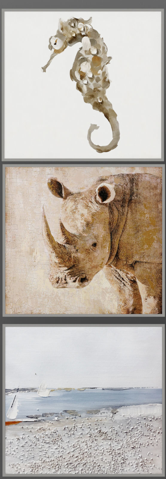 Collection of paintings 3D model_3