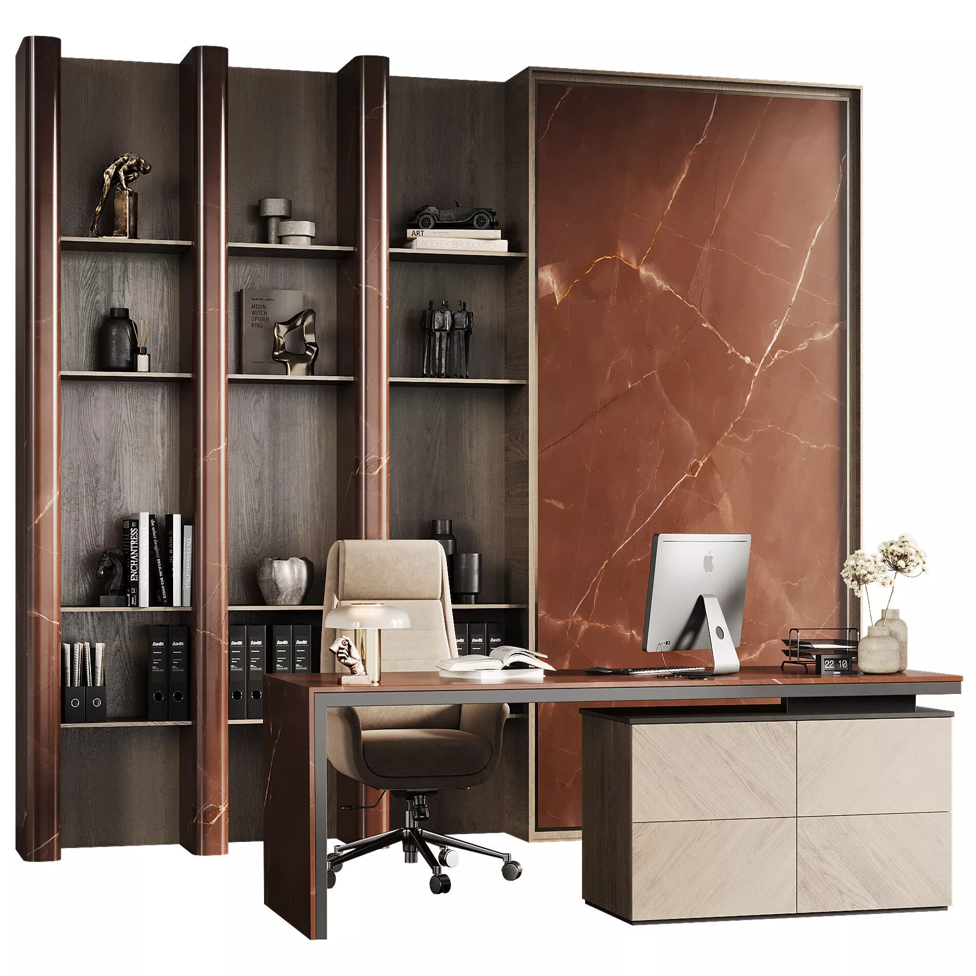 Boss Desk - Office Furniture 56 3D model